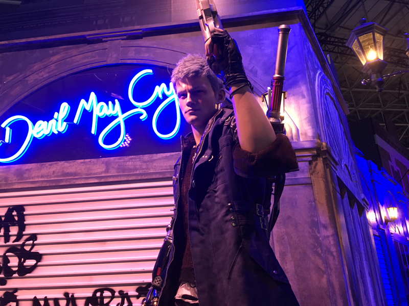 Illustration for article titled Close Up With A Life-Sized Nero From Devil May Cry 5